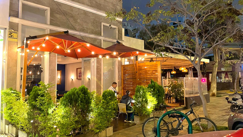 Terraza del winebar Notas de Cata