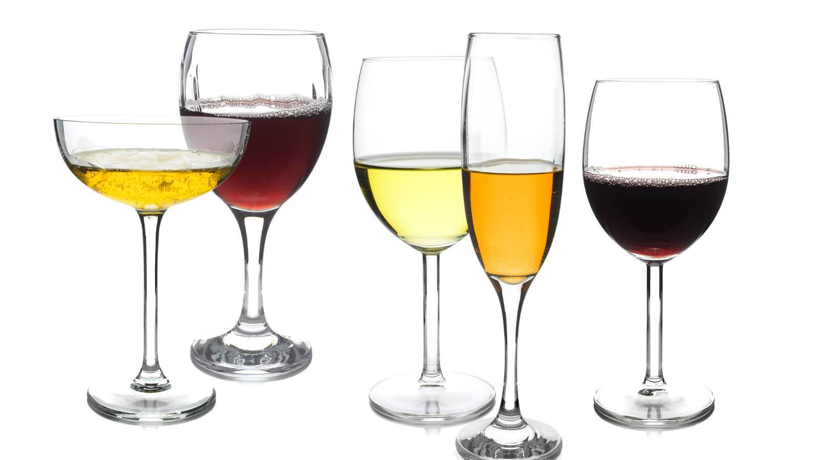 Tipos de copas de vino y su impacto al beber el vino