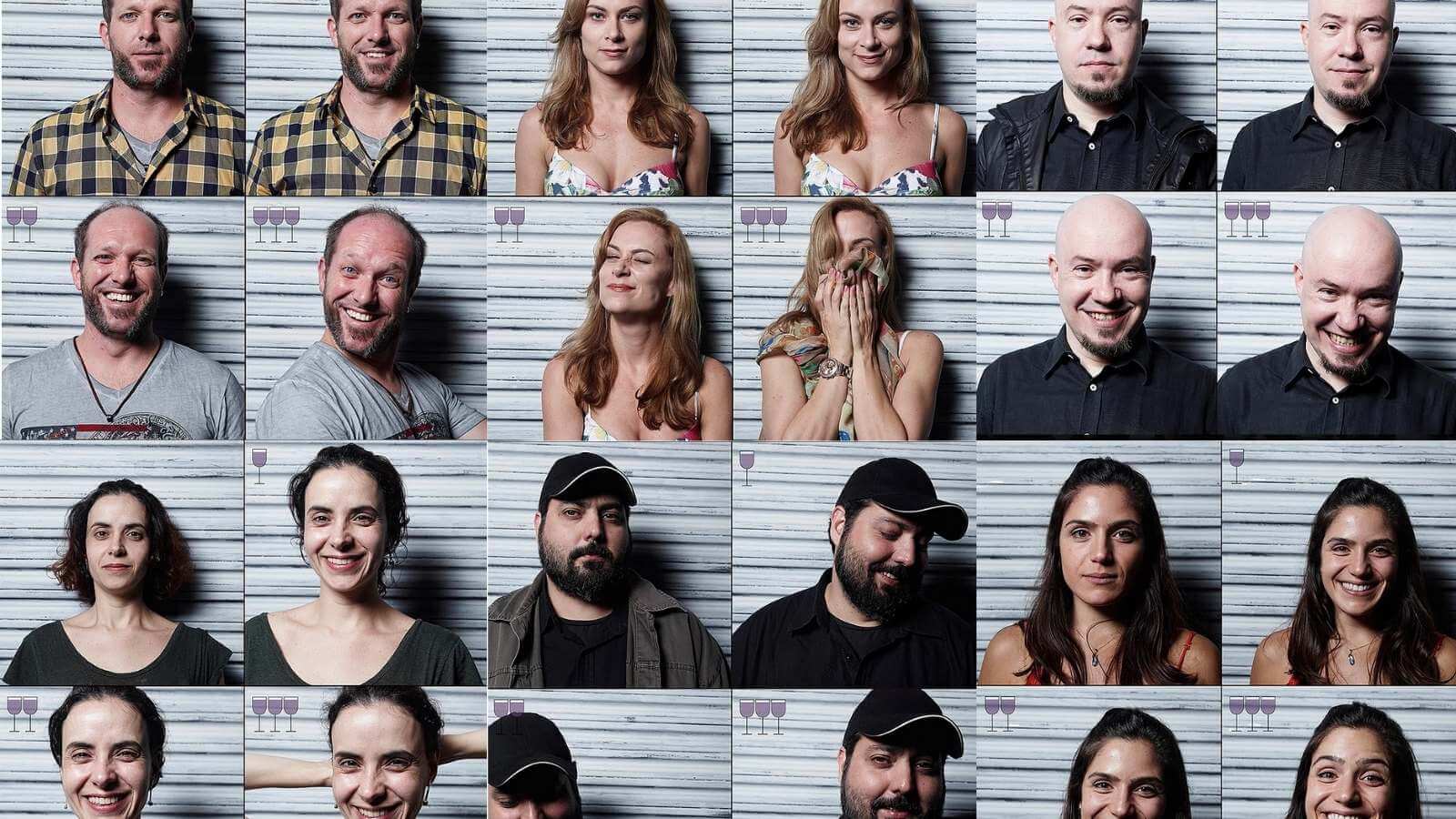 Así nos vemos después de 3 copas de vino