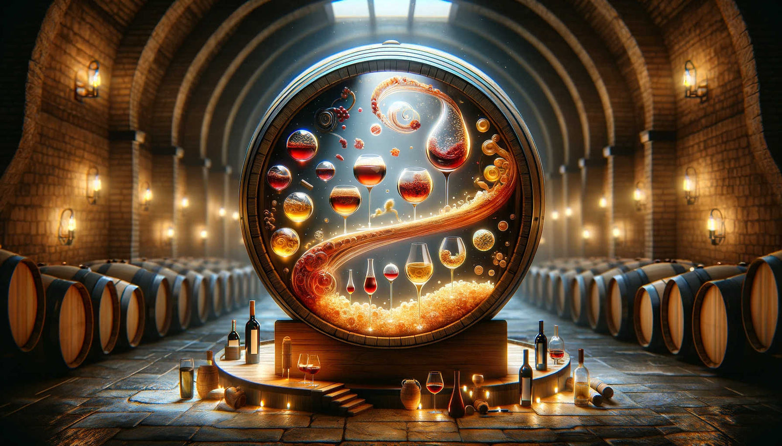 La magia del añejamiento en barricas: Transformando vinos en obras de arte