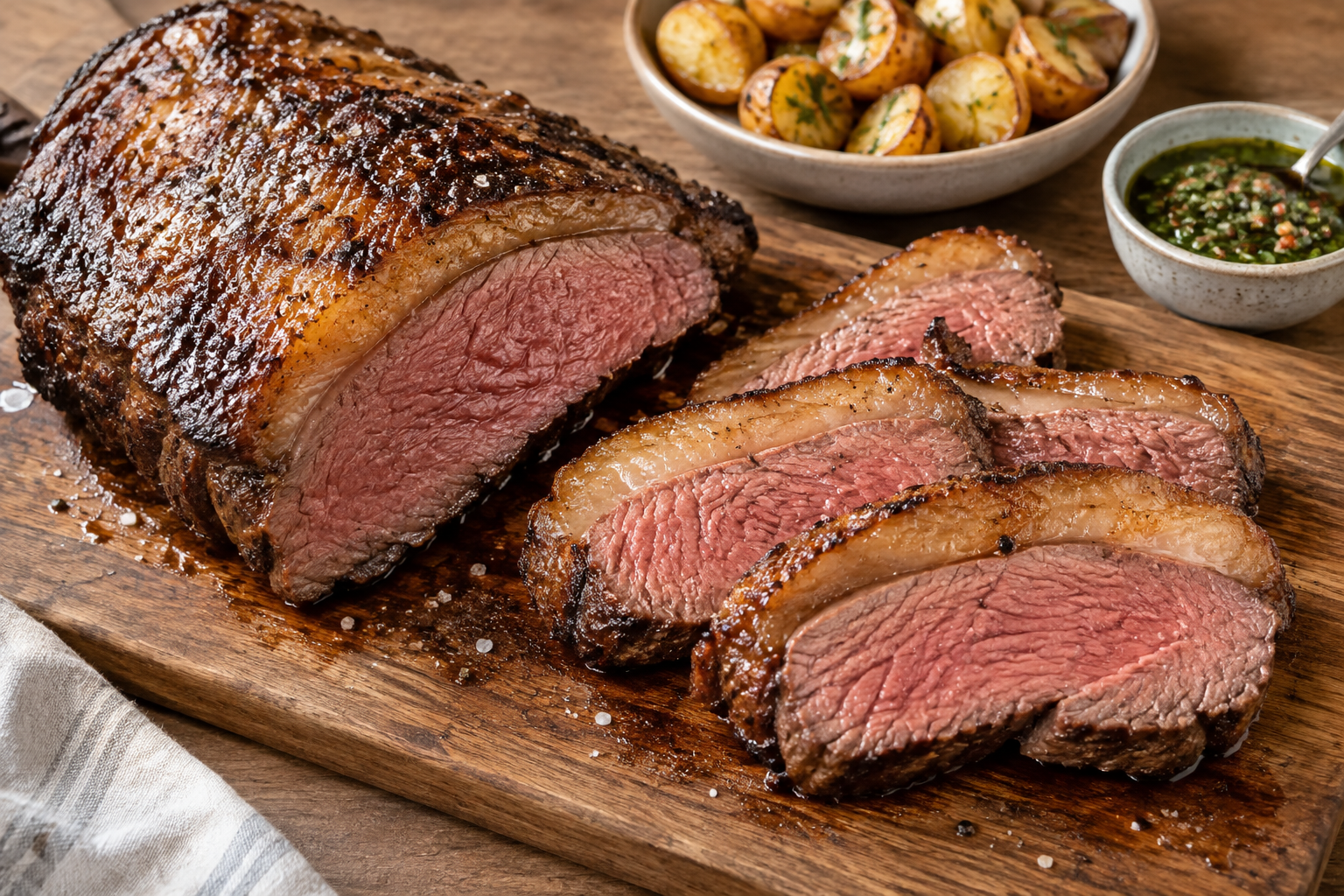 Picanha a la parrilla: entera o en bistecs — imagen ilustrativa generada con IA