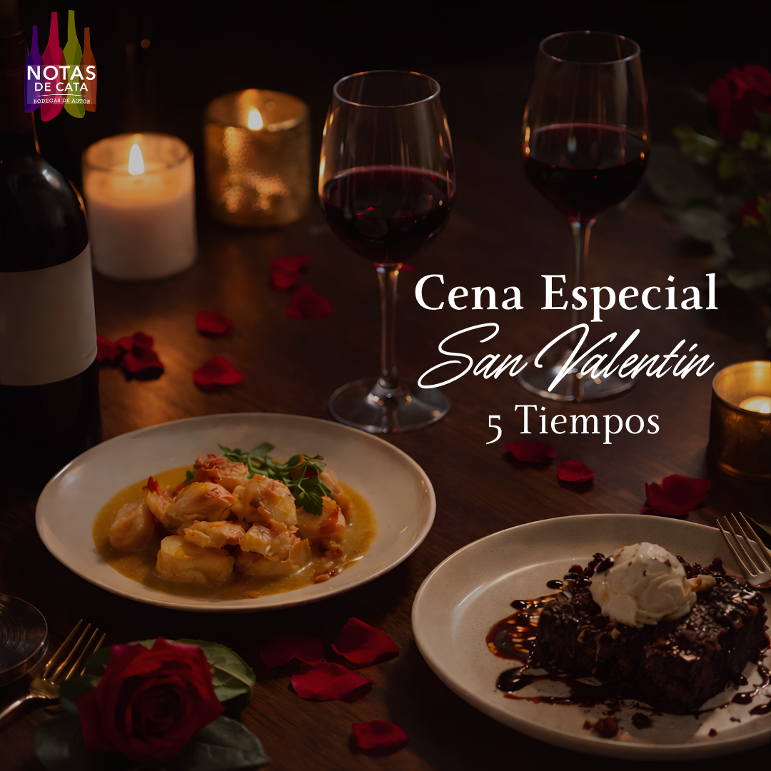 Cena Especial San Valentín – 5 Tiempos