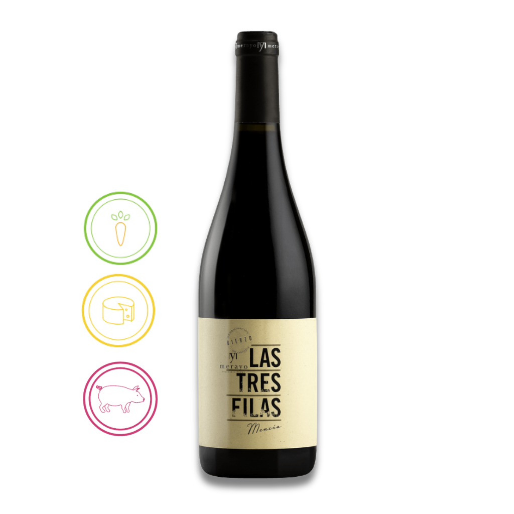 Las Tres Filas - Mencía, Bierzo 2023