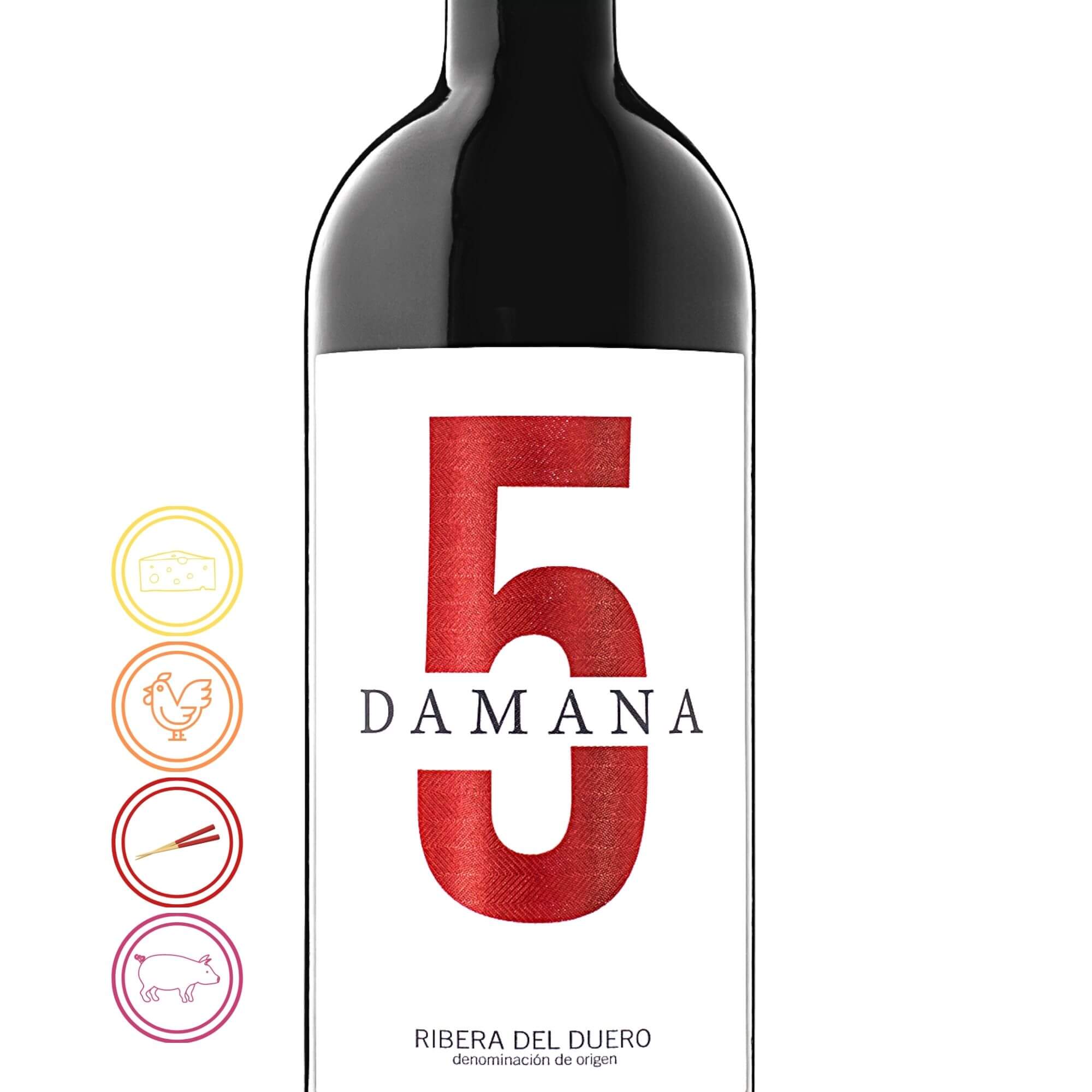 Damana 5 - Tinta Fina, Ribera del Duero 2019 - Notas de Cata | Tu tienda online de Vino en Perú 