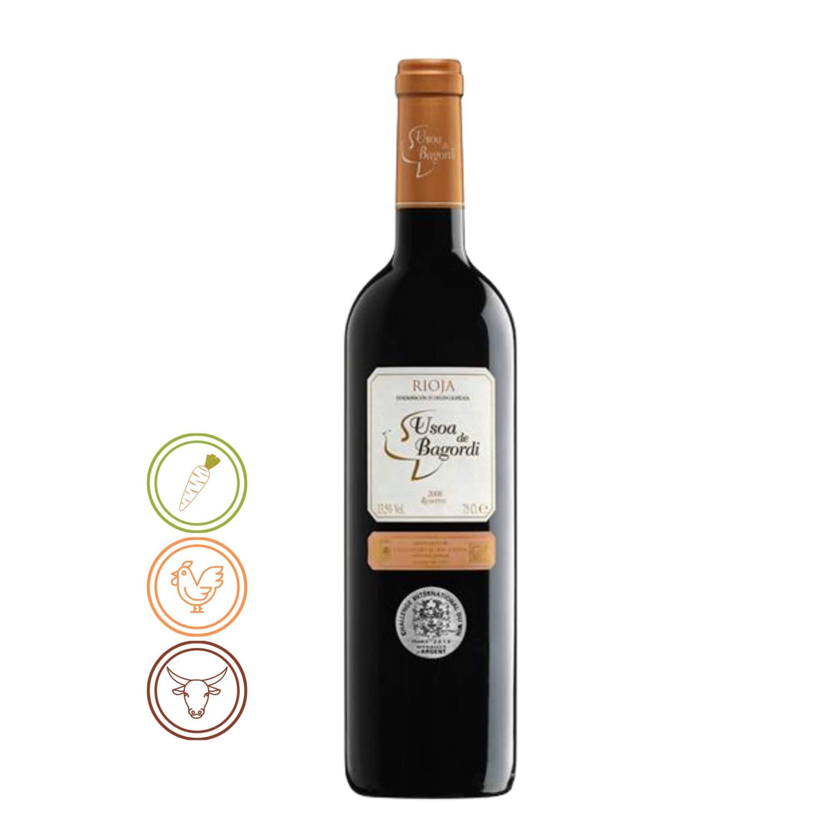 Usoa de Bagordi Reserva - Rioja, 2008 - Notas de Cata | Tu tienda online de Vino en Perú 