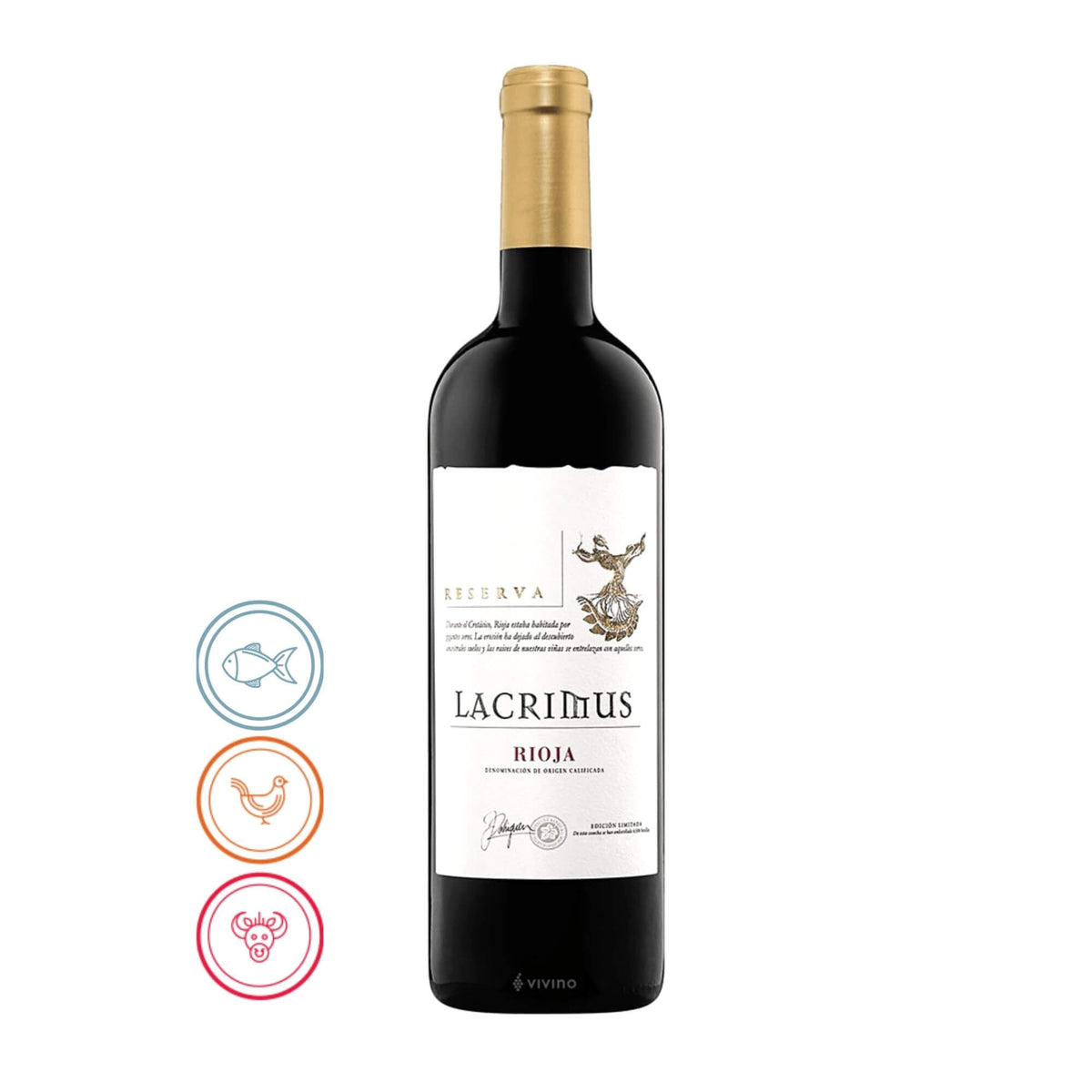 Lacrimus Reserva - Rioja, 2015 - Notas de Cata | Tu tienda online de Vino en Perú 