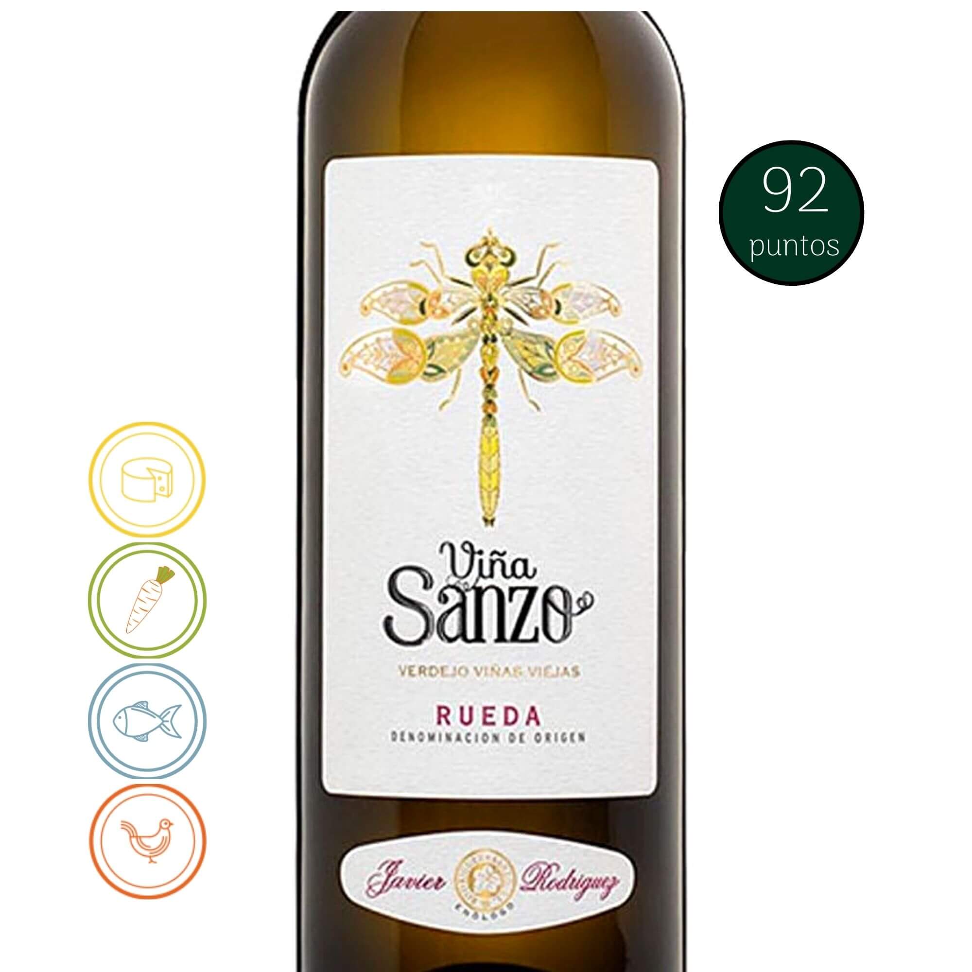 Viña Sanzo Viñas Viejas - Verdejo, Rueda, 2021 - Notas de Cata | Tu tienda online de Vino en Perú 