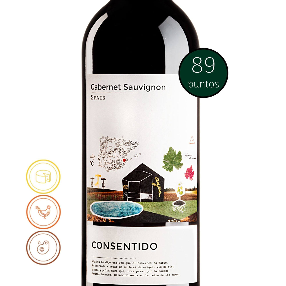 Consentido Cabernet Sauvignon - Yecla, 2020 - Notas de Cata | Tu tienda online de Vino en Perú 