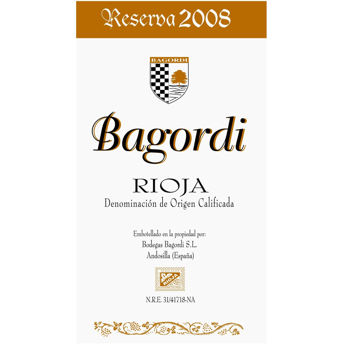 Bagordi Reserva - Tempranillo, Rioja 2008 - Notas de Cata
