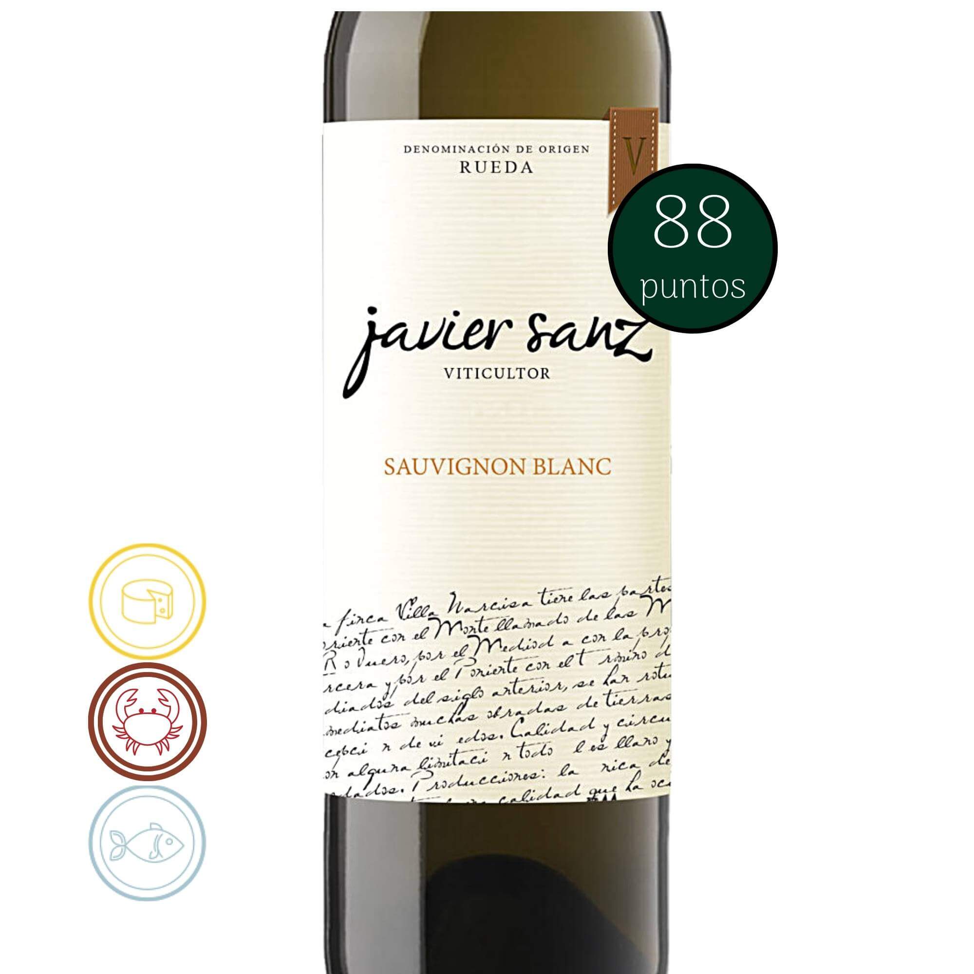 Javier Sanz Sauvignon Blanc - Rueda 2019 - Notas de Cata | Tu tienda online de Vino en Perú 
