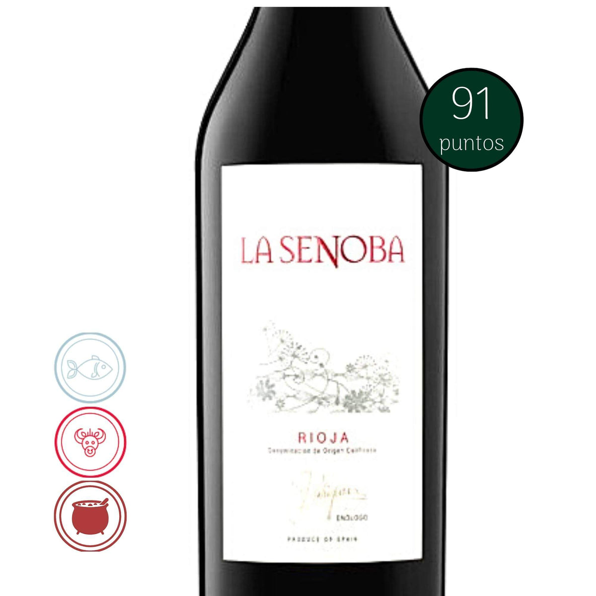 La Senoba - Rioja, 2016 - Notas de Cata | Tu tienda online de Vino en Perú 